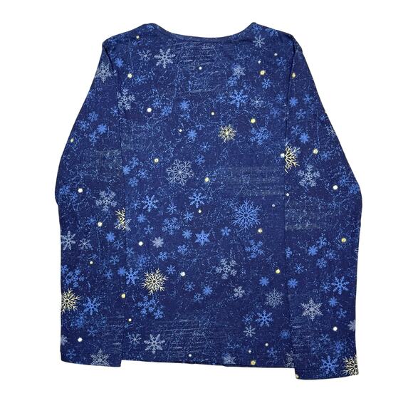 Vintage IB Diffusion Sears Christmas Winter Shirt Womens S NWT - Picture 5 of 12